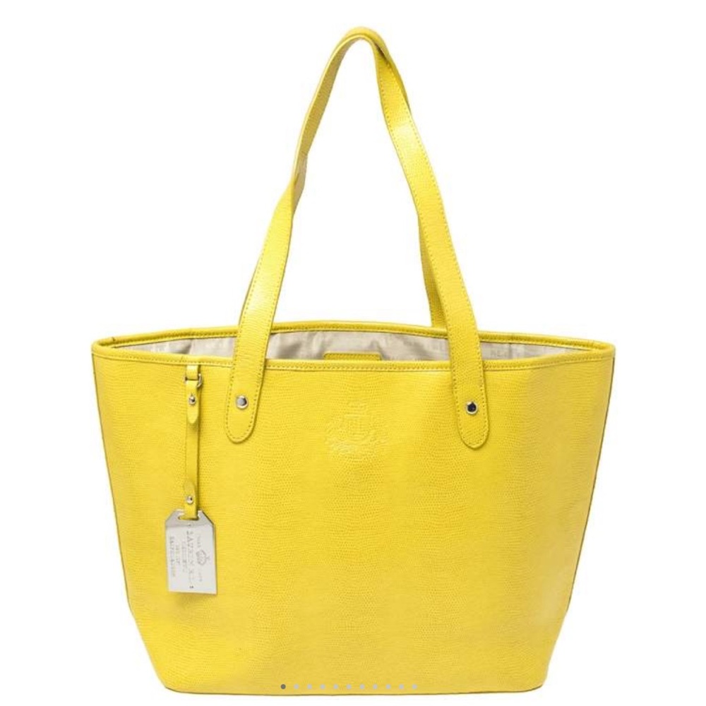 Ralph Lauren Yellow Tote Bag